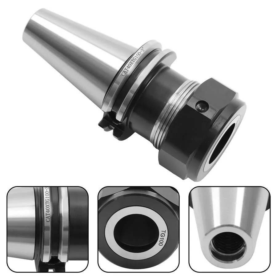 Режущий инструмент CAT40-TG100 COLLET CHUCKS 3" Gage Length 0.0001 Runout 3 CHUC — фото лота 1