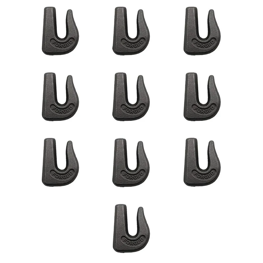 Складское оборудование 8 Weld On Grab Chain Hooks 3/8" G70 Wll 6,600 Bucket Trai
