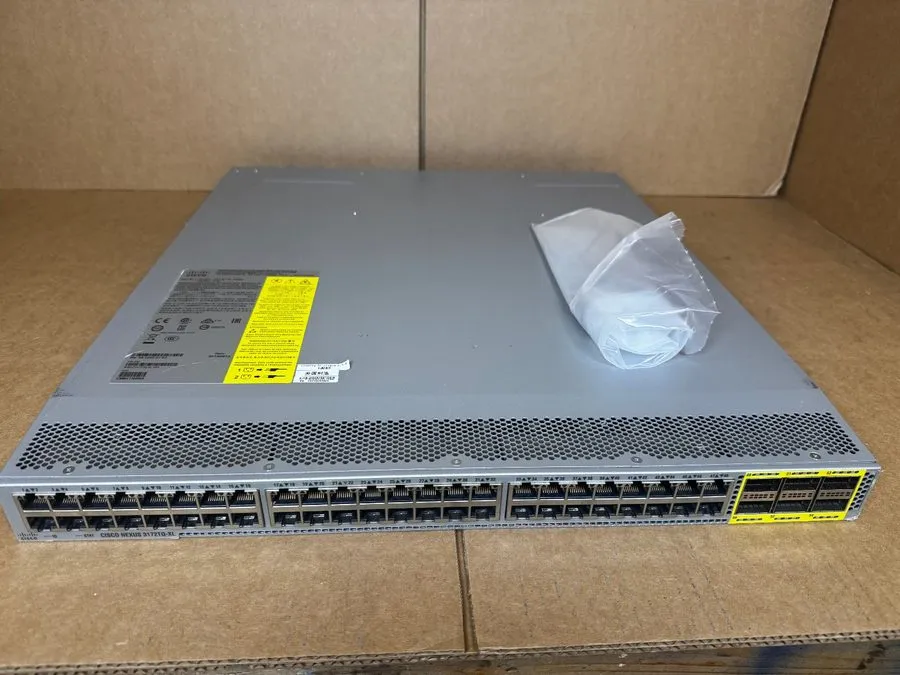 Трансивер Cisco Nexus N3K-C3172TQ-XL 48P 10GbE RJ45 6P QSFP+ Switch, See output