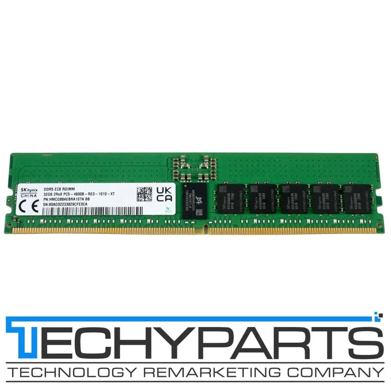 Модуль памяти SK Hynix HMCG88AEBRA107N 32GB 2Rx8 DDR5-4800 PC5-4800B CL40 REG EC