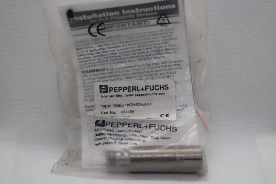 Датчик приближения Pepperl+Fuchs NBB5-18GM50-E0-V1 Sensor&Proximity Switch — фото лота 1