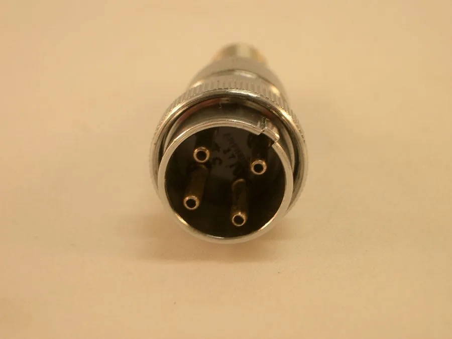 Разъём AMPHENOL 91-MC4M 4 PIN 3/8" MICROPHONE PLUG ELECTROVOICE 664 SHURE 545