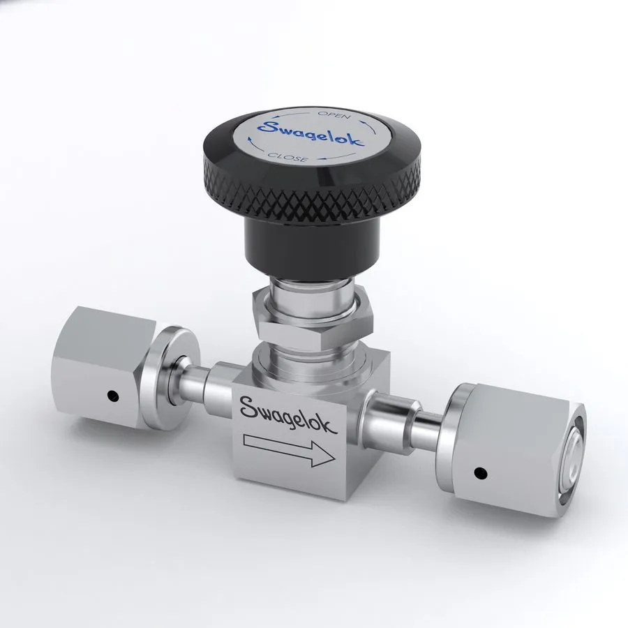 Клапан 1- Swagelok Stainless Steel Bellows Sealed Valve, 1/4" OD Tube, SS-4BW