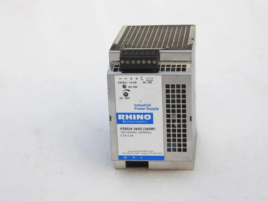Блок питания RHINO PSM24-360S INDUSTRIAL DIN-RAIL SWITCHING POWER SUPPLY UNIT 36