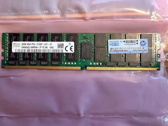 Модуль памяти SK Hynix 32GB DDR4 2133 LRDIMM ECC 4DRx4 Server RAM HMA84GL7AMR4N-