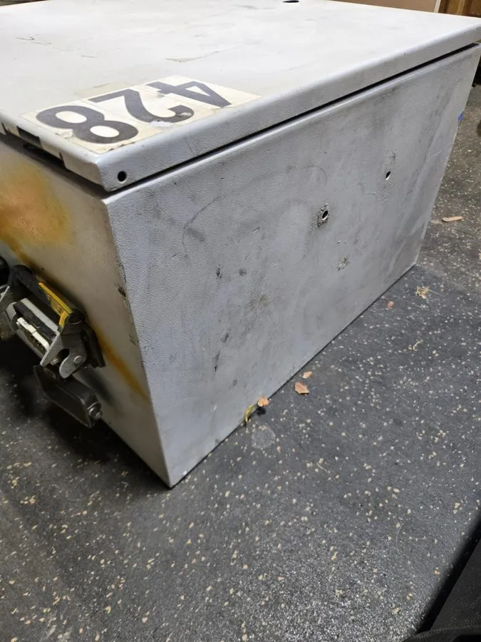 ПЛК Hoffman Enclosure box CSD202012LG PLC Allen Bradley Micrologix 1200 Nematron — фото лота 2