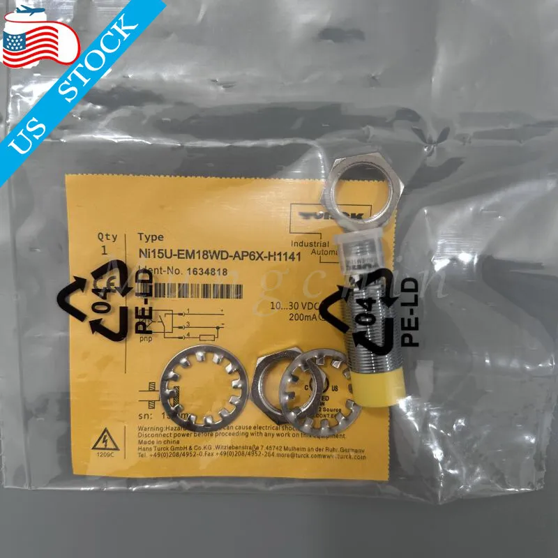 Датчик приближения Turck Proximity Sensor Switch Ni15U-EM18WD-AP6X-H1141