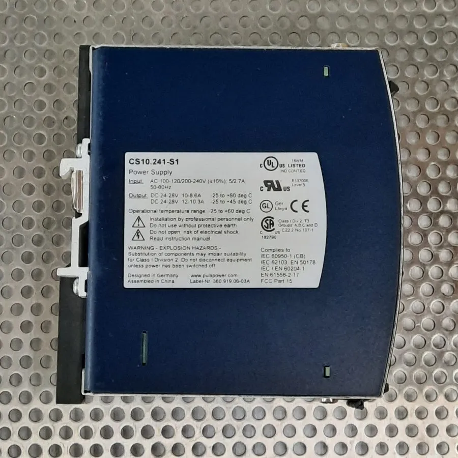 Блок питания PULS DIMENSION CS10.241-S1 DIN Rail Power Supply — фото лота 1