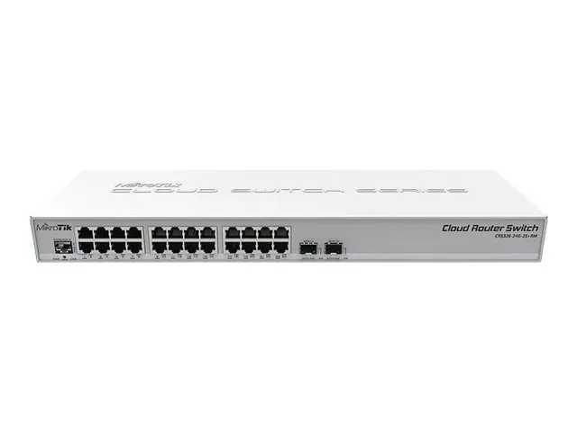 Маршрутизатор Mikrotik CRS326-24G-2S+RM Cloud Router Switch, 24xGbit LAN, Rackmo