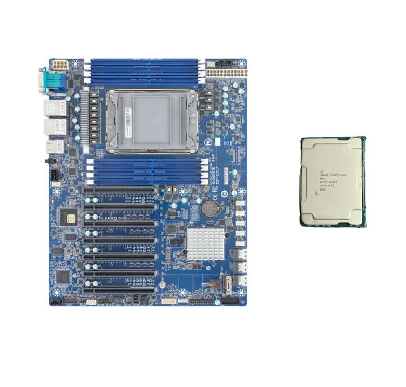 Сервер Gigabyte MU72-SU0 C621A + Intel xeon gold 6314U 32 core 2.3G server CPU L