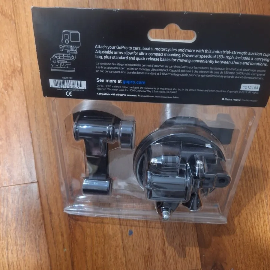Фотокамера GoPro Suction Cup Be a Hero AUCMT-302 C0614A
