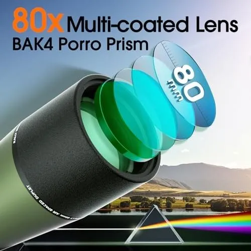 Оборудование видеонаблюдения Flagship 25-75x80 Spotting Scope Spotting Scopes wi — фото лота 2
