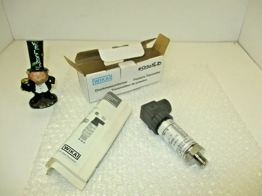 Датчик давления Wika IS-20-S 5000psi Pressure Transmitter 52744997 4-20mA 10-30V