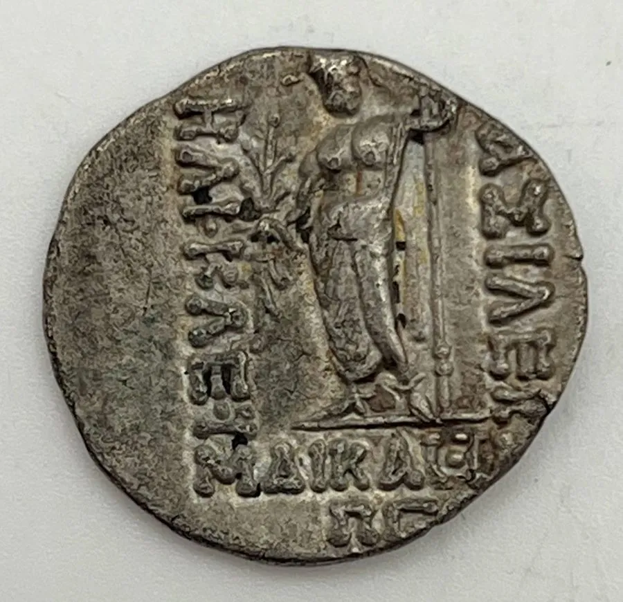 Лабораторный прибор 145-130 BC Ancient Greece Greco-Baktrian Kings AR Drachm Her — фото лота 1
