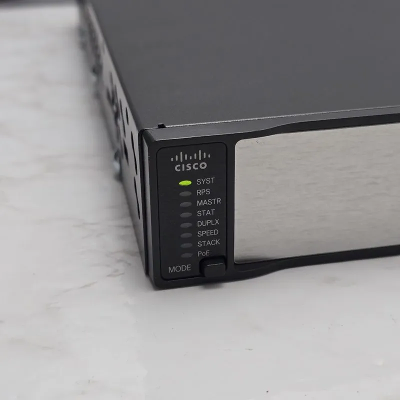 Коммутатор Cisco Catalyst WS-C3750V2-24PS-S 24 Port PoE Switch With Rackmounts — фото лота 2