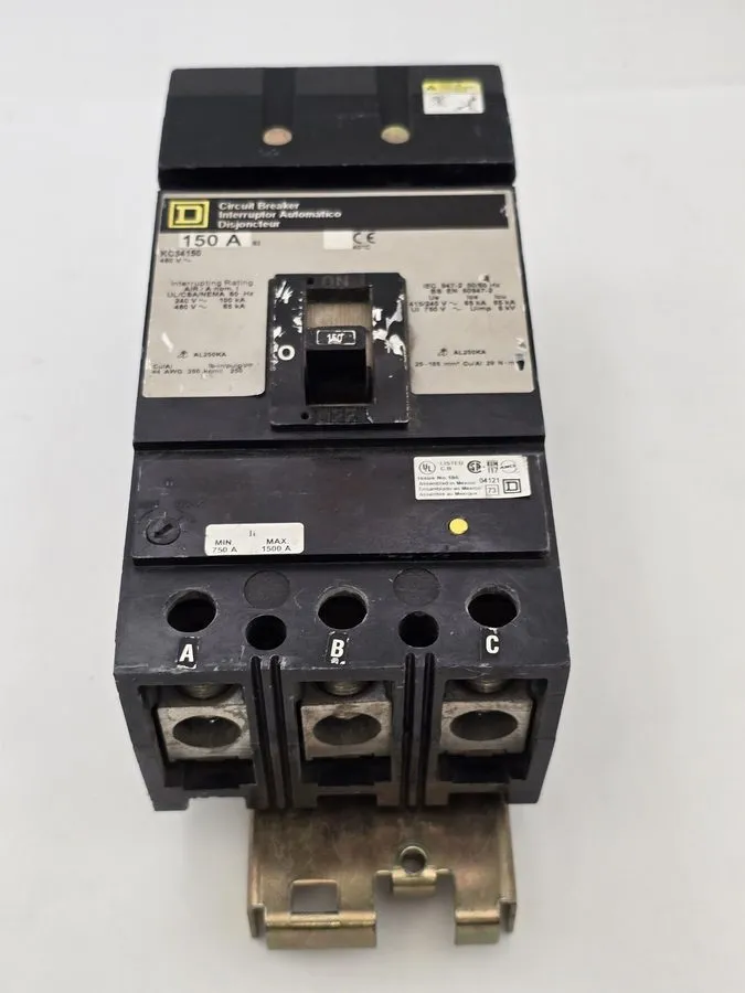 Автоматический выключатель Square D KC34250 250 Amp 3 Pole 480V @65KA I-Line Cir