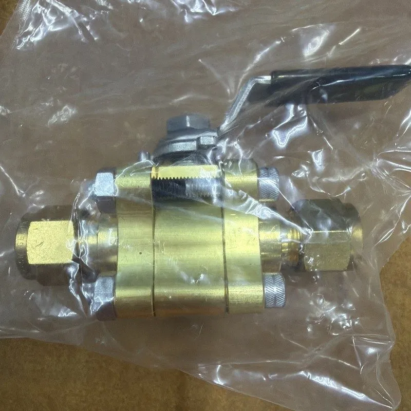 Клапан Swagelok B-62TS6 Brass 3-piece Ball Valve 3/8” Tube