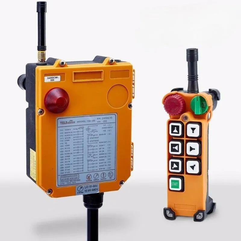 Таль Industrial Remote Control F24-6D Hoist Crane Lift Switch (2T+1R) AC/DC18~44 — фото лота 1