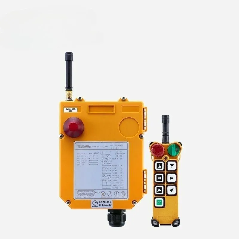 Таль Industrial Remote Control F24-6D Hoist Crane Lift Switch (2T+1R) AC/DC18~44 — фото лота 2