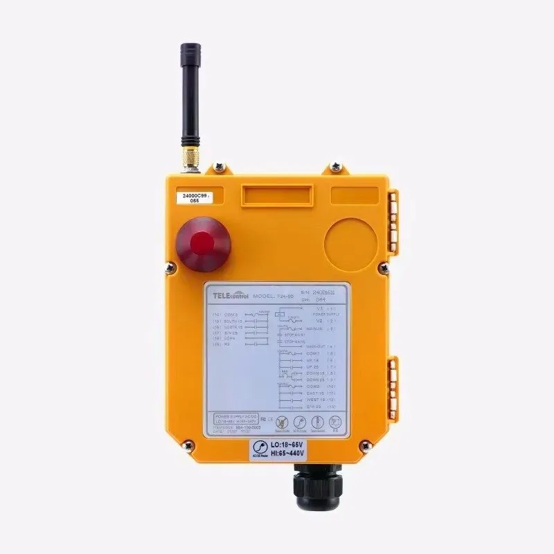 Таль Industrial Remote Control F24-6D Hoist Crane Lift Switch (2T+1R) AC/DC18~44 — фото лота 4
