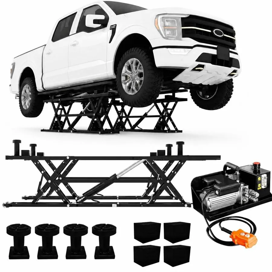 Автоподъёмник Durable Portable Car Lift 7000lb 28in Lift Heavy Steel Constructio