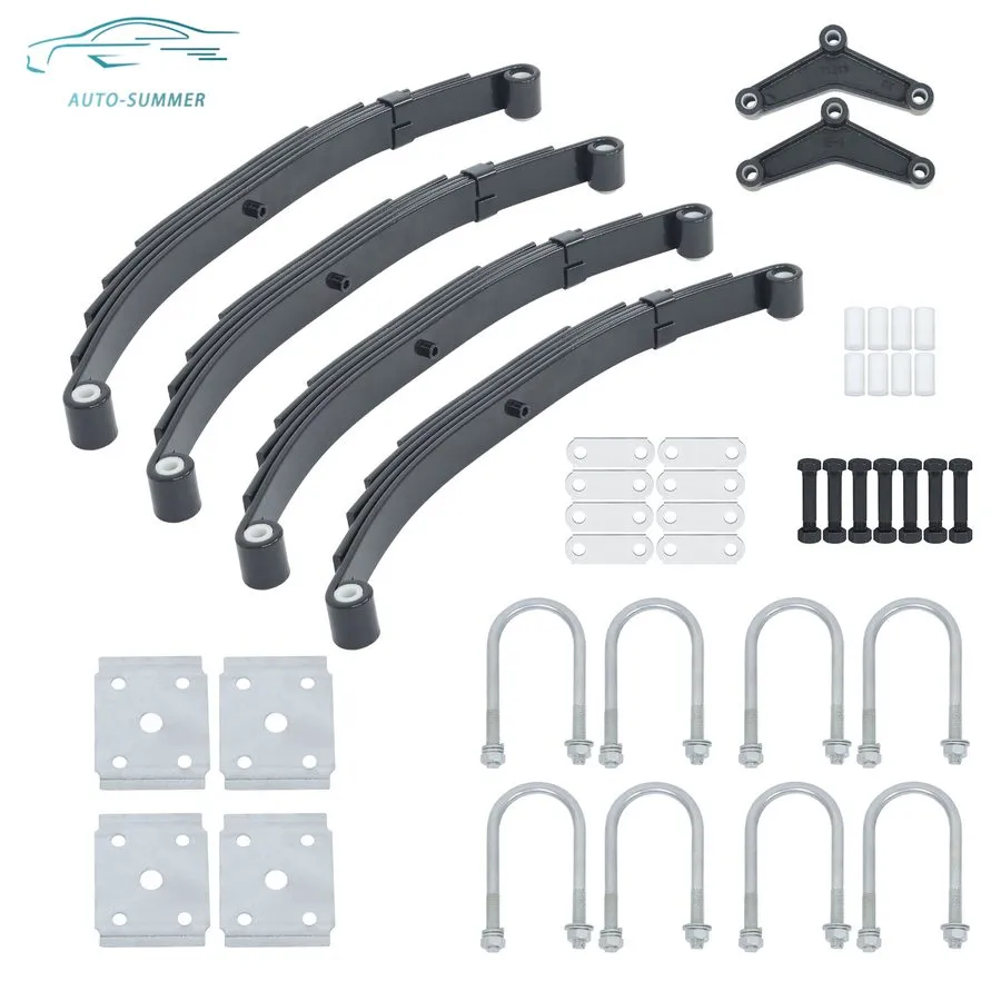 Складское оборудование 6000lb Tandem Trailer Axle Suspension Kit 5 Leaf Springs  — фото лота 2