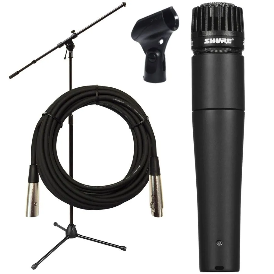 Микрофон Shure SM57-LC Dynamic Instrument Microphone INSTRUMENT PAK