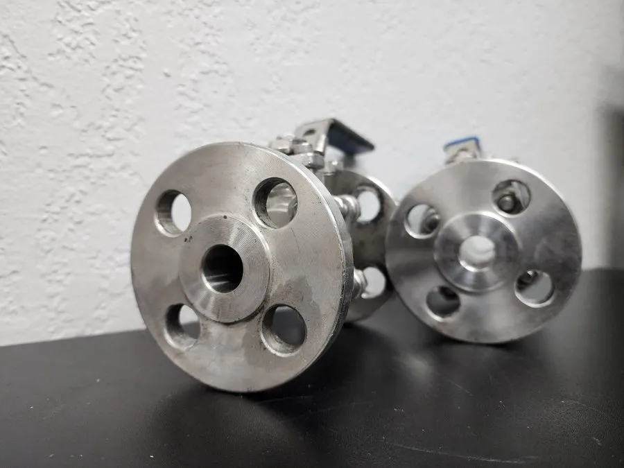 Клапан 2" Stainless Steel Sanitary Flange Mount Ball Valve 79055Z 316L, No Handl