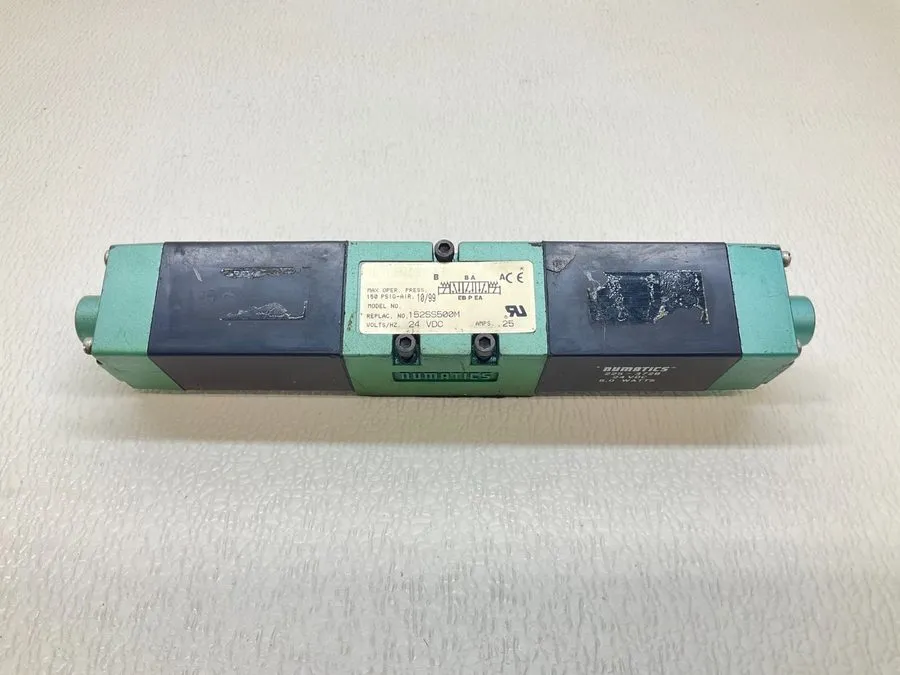 Электромагнитный клапан Numatics 152SS500M 225-372B 24 VDC Solenoid Pneumatic Va