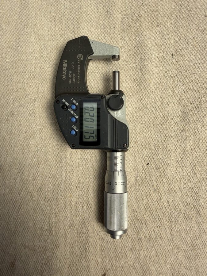 Микрометр Mitutoyo Digital Micrometer 293-348-30 IP65 Coolant Proof 0-1"