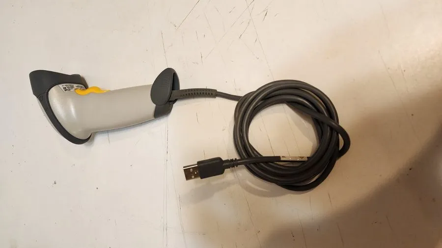 Сканер штрих-кода Symbol Motorola LS2208 1D Laser Barcode POS Scanner LS2208-SR2 — фото лота 2