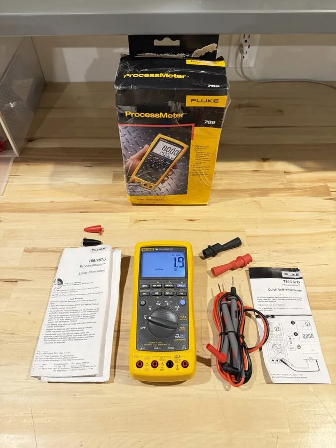Тестер FLUKE 789 PROCESSMETER MFD-2026 CALIBRATED 2026 — фото лота 1