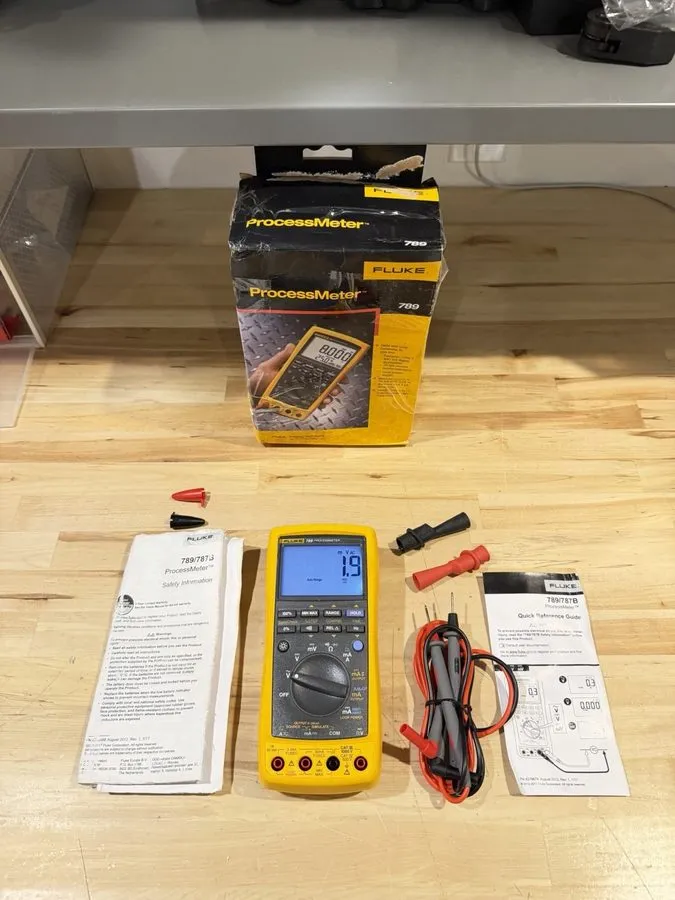 Тестер FLUKE 789 PROCESSMETER MFD-2026 CALIBRATED 2026 — фото лота 2