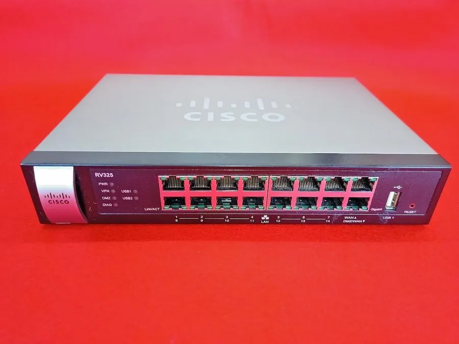 Маршрутизатор Cisco RV325 Gigabit Dual WAN VPN Router 14-Port Gigabit Small Busi