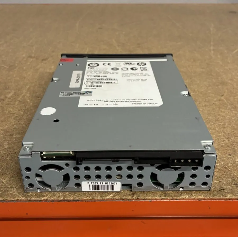 Ленточный привод EH847B 441204-001 HP Ultrium 920 SAS LTO3 HH Internal Tape Driv — фото лота 1