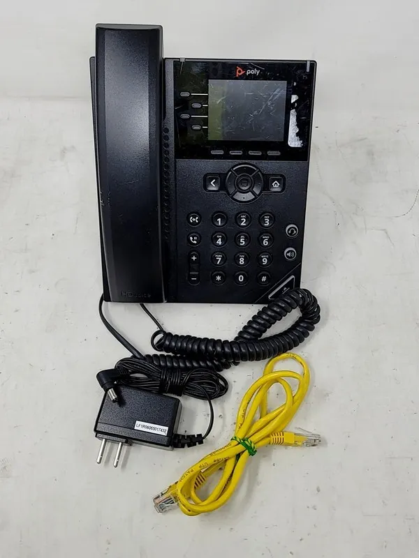 IP-телефон Polycom VVX 250 IP Phone 2201-48820-001 w/ 5V AC Adapter Factory Rese