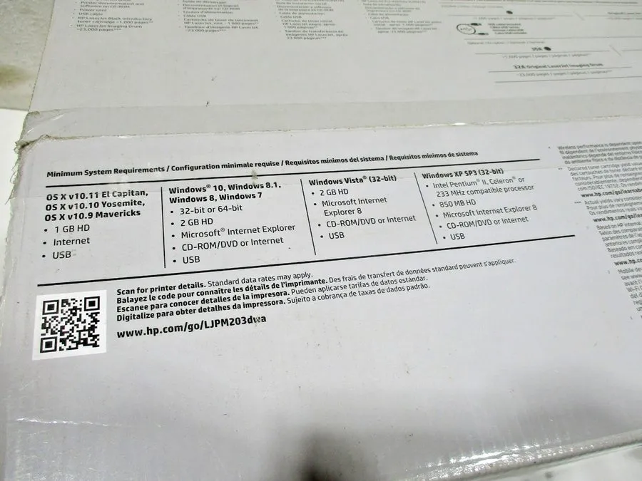 Лазерный принтер HP LaserJet Pro M203dw Small Office Monochrome Laser Printer