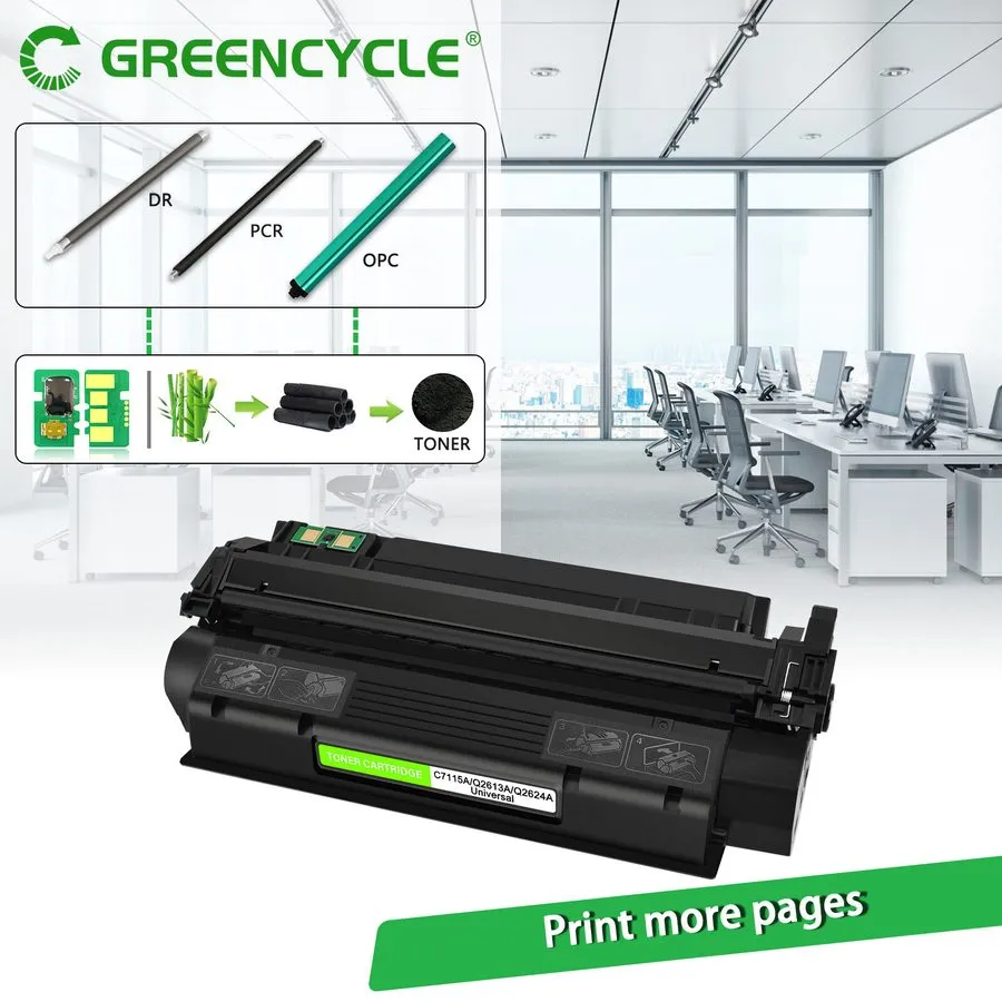 Принтер 3PK High Yeild Q2624A Black Toner Cartridge — фото лота 2