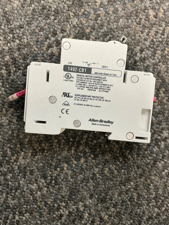 Автоматический выключатель Allen Bradley 1492-CB1 H 200 Circuit Breaker, 20A