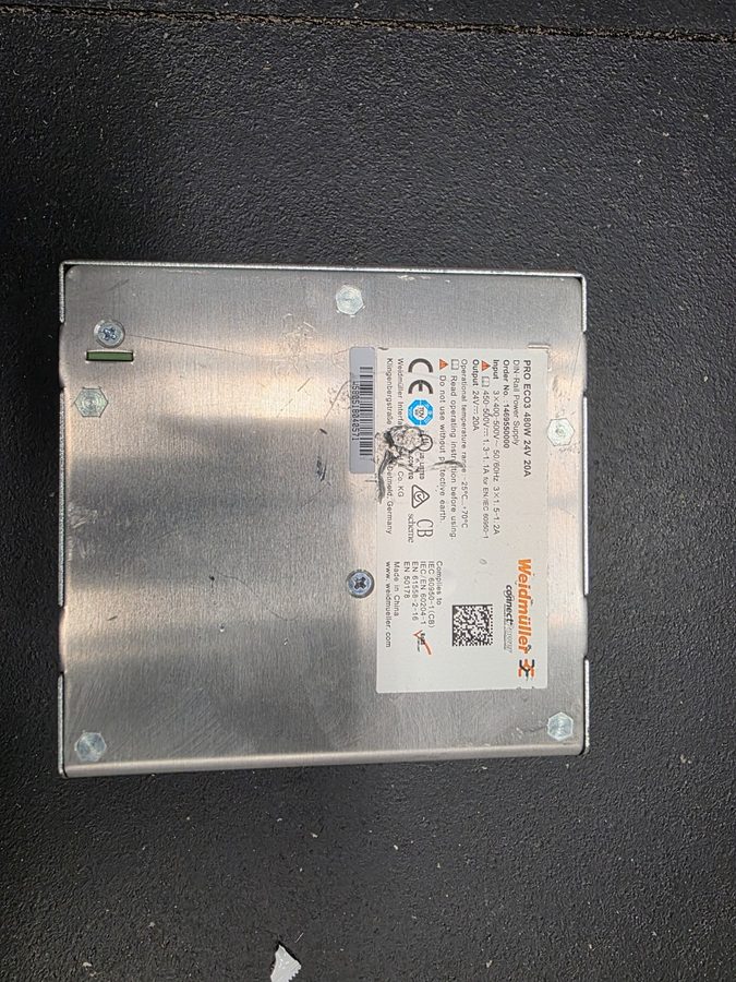 Блок питания Weidmuller PRO ECO3 480W 24V 20A DIN-Rail Power Supply 1469550000