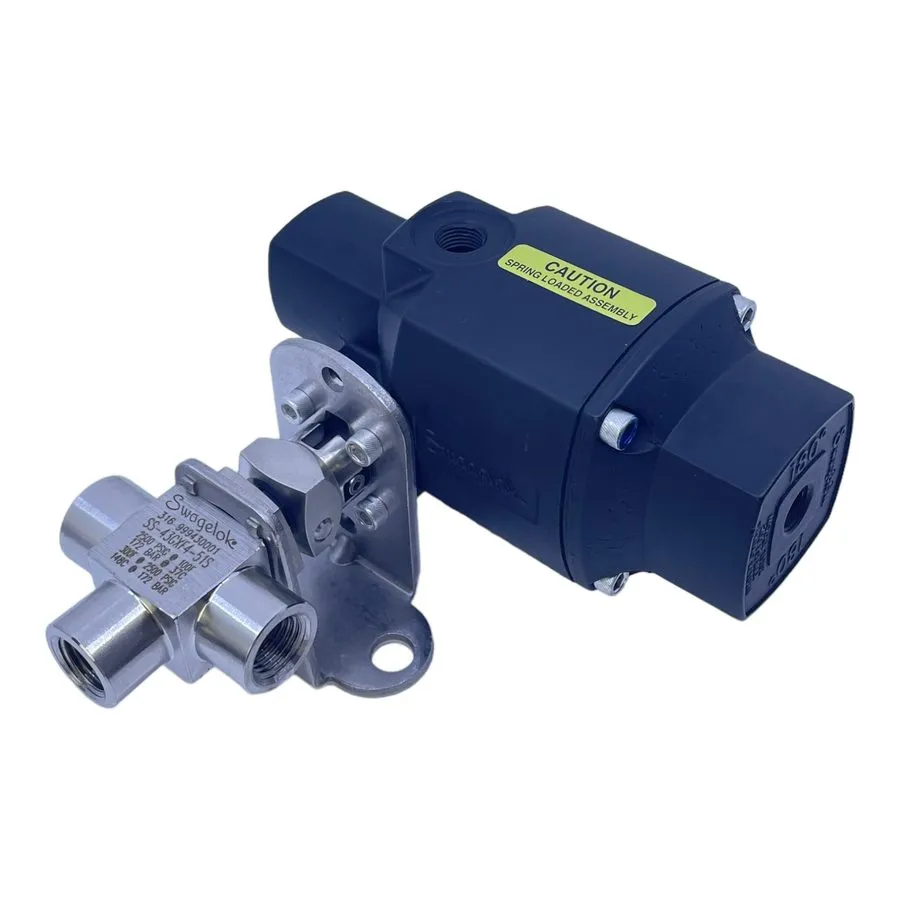 Клапан Swagelok SS-43GXF4-51S SS 1-Piece 40G Series 3-Way Ball Valve FNSP