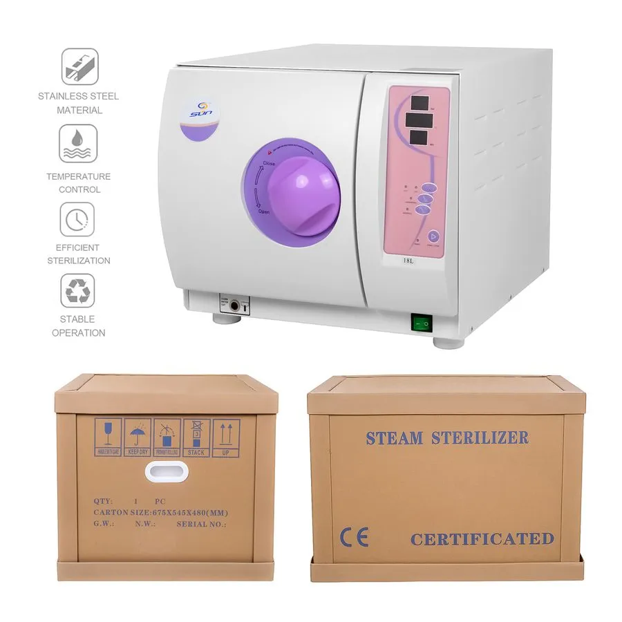 Стерилизатор 18L Class N Automatic Dental Medical Autoclave Pressure Steam Steri