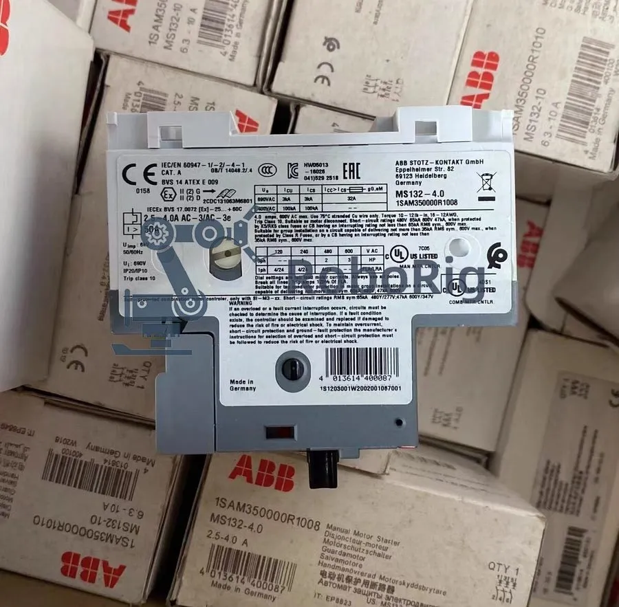 Автоматический выключатель ABB MS132-4.0 2.5-4A Motor Protection Circuit Breaker