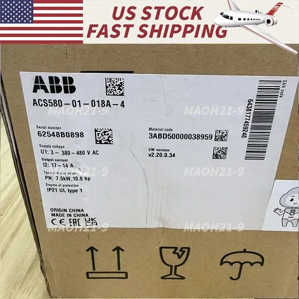 Частотный преобразователь ACS580-01-018A-4