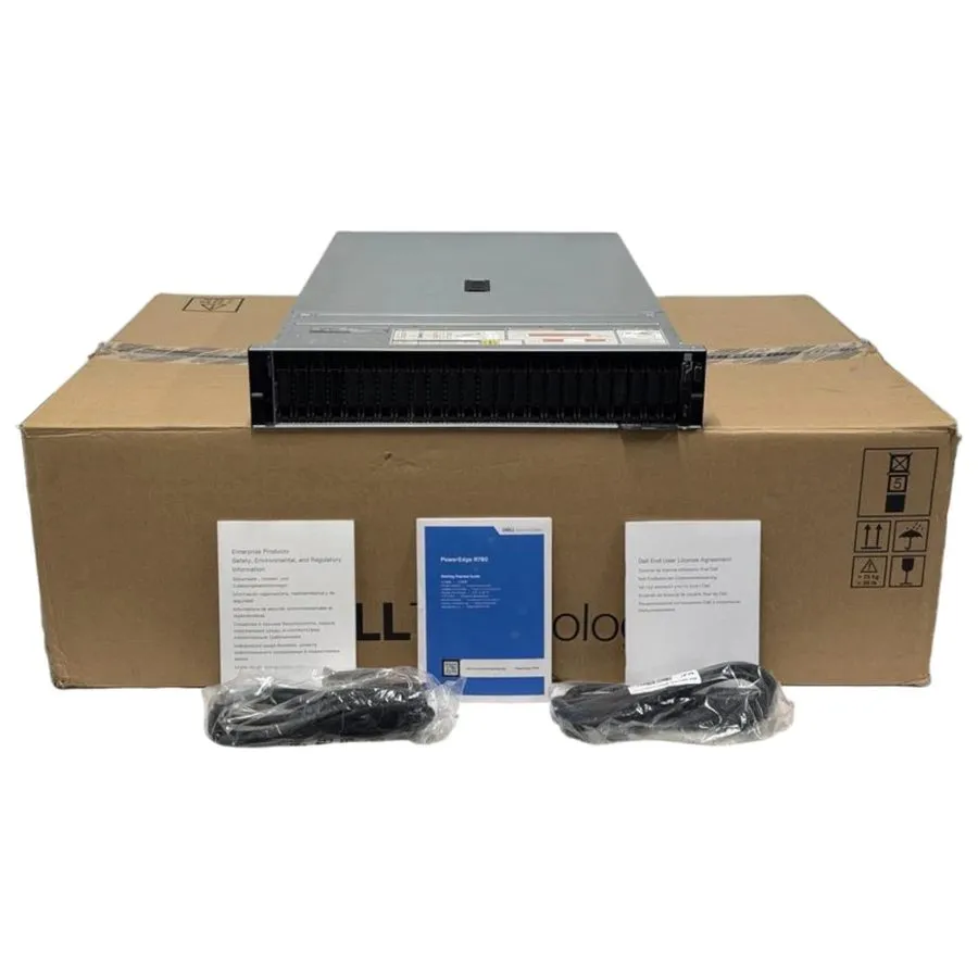Сервер Dell PowerEdge R760 2x Gen4/5 Scalable CPU 32DIMM 24xSFF NVMe Bay 2U CTO
