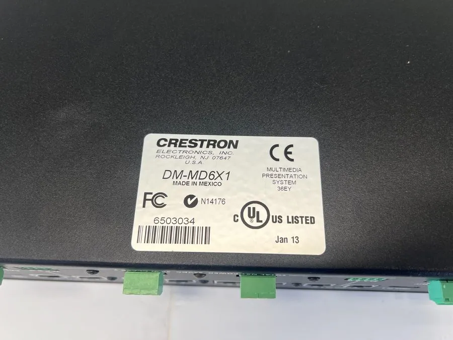 Матричный коммутатор Crestron DM-MD6X1 Digital Media HDMI Matrix Switcher