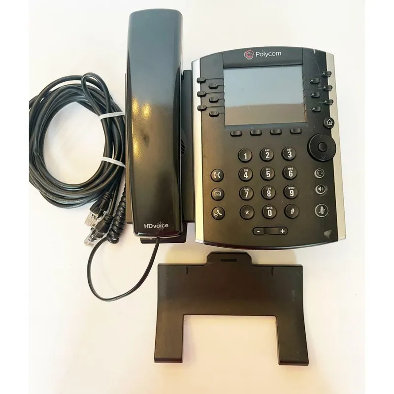 IP-телефон Polycom Desktop Phone VVX410 PoE GIG-E, 2200-46162-025 VVX 410