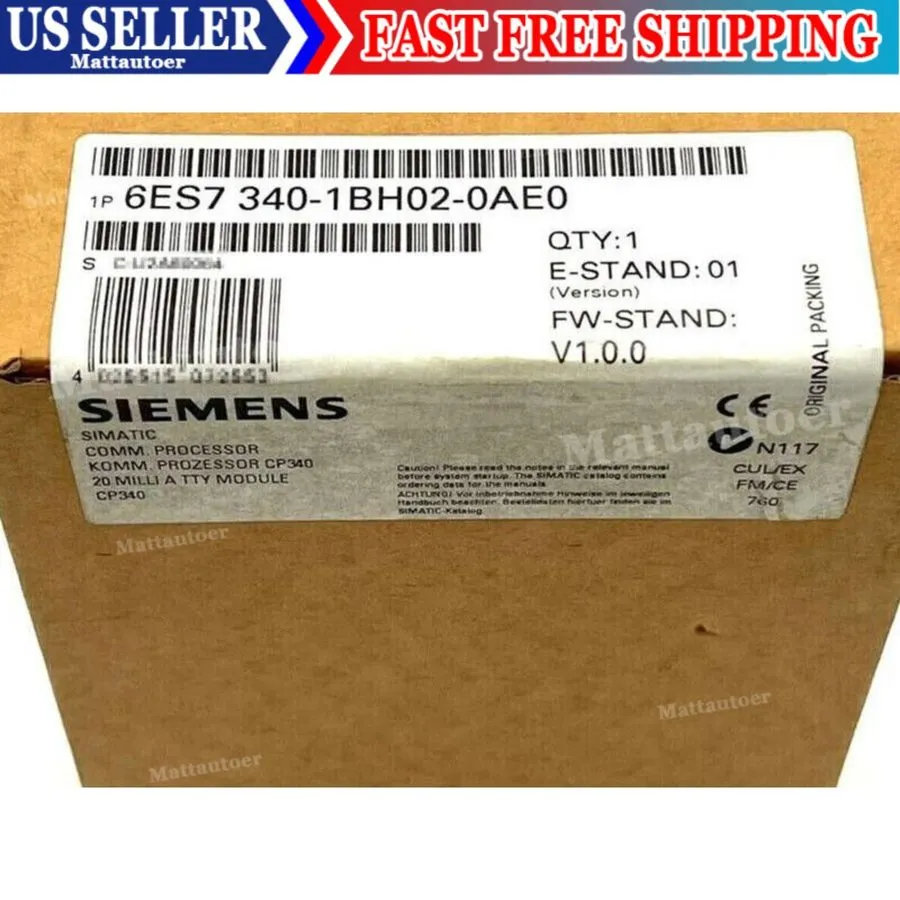ПЛК Siemens 6ES7340-1BH02-0AE0 SIMATIC S7-300, CP 340