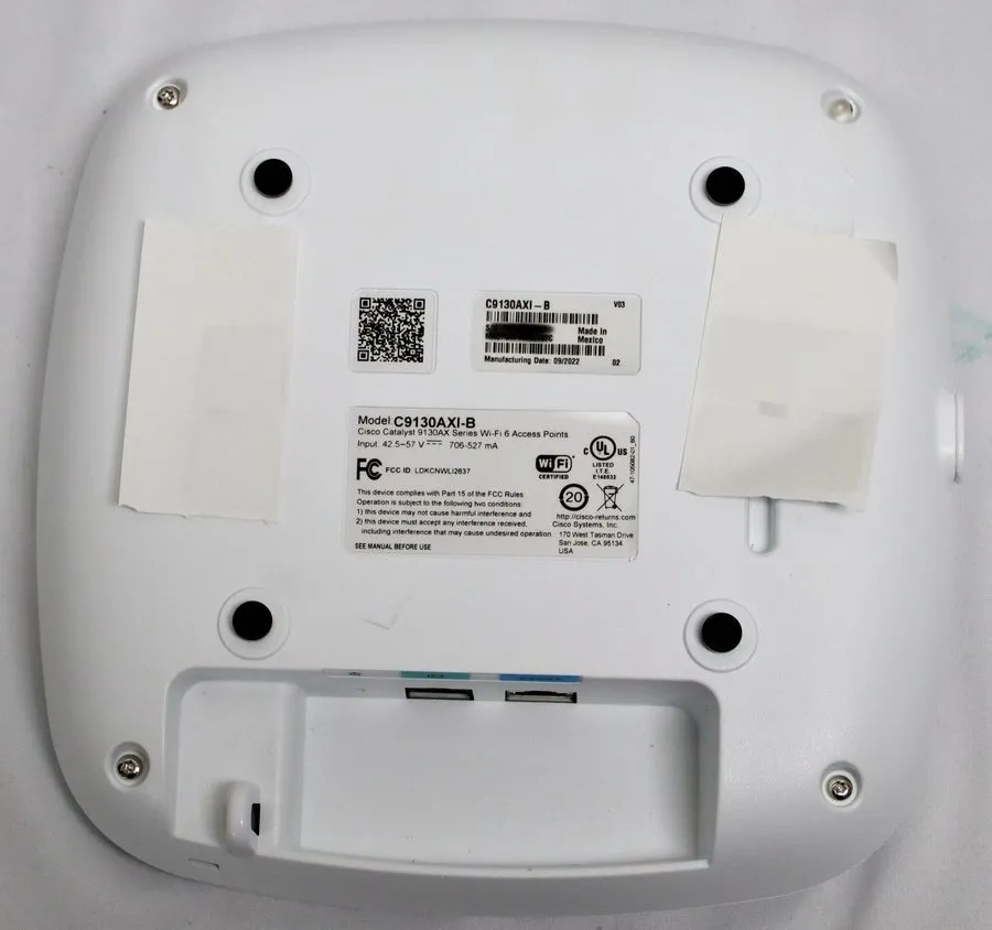 Точка доступа Wi-Fi Cisco Catalyst C9130AXI-B Wi-Fi 6 Access Points 9130AX Serie
