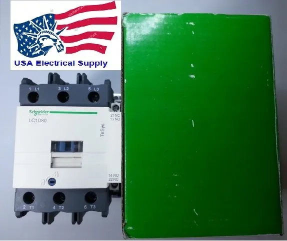 Контактор Schneider TeSys Deca series contactor 3P AC 440V 80A 220VAC LC1D80M7C